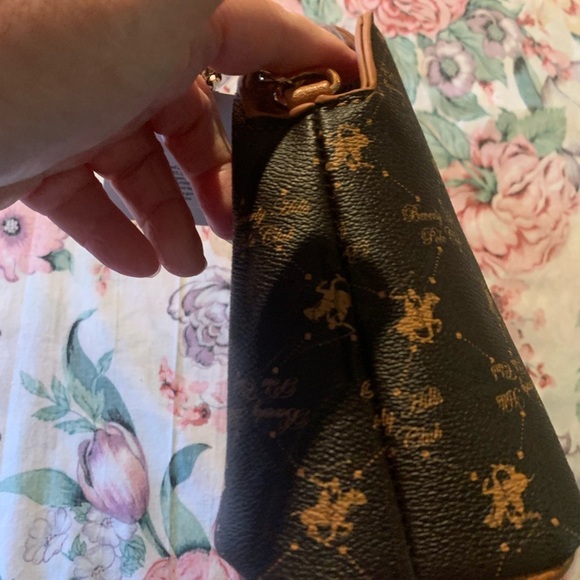 NWT Beverly Hills Polo Club Black and Brown Crossbody Bag - Picture 3 of 8